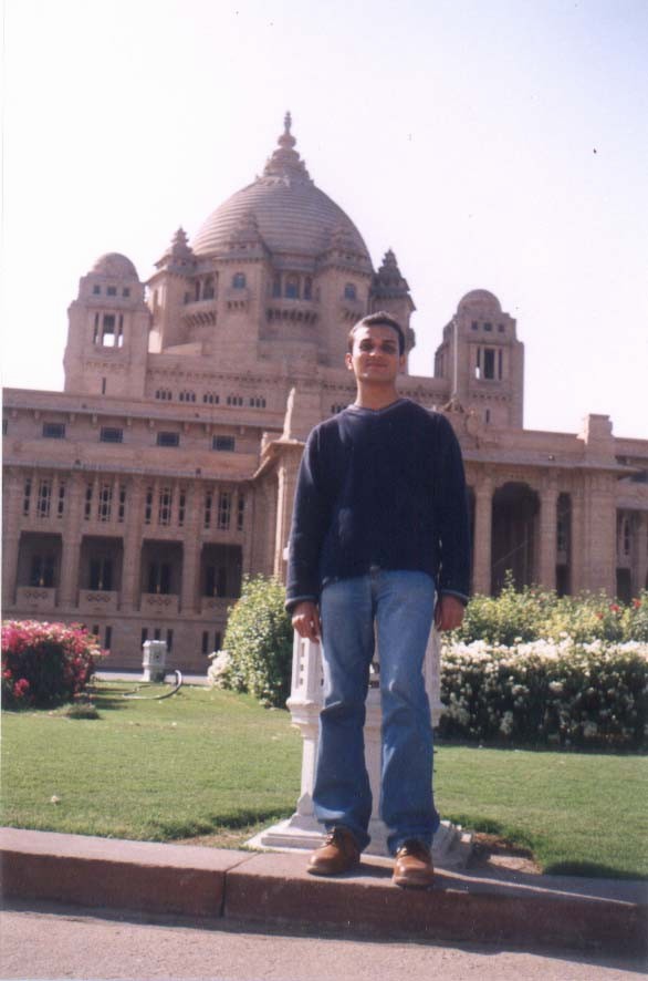 At Jaivilas Palace, Jodhpur (Jan. 19, 2002)